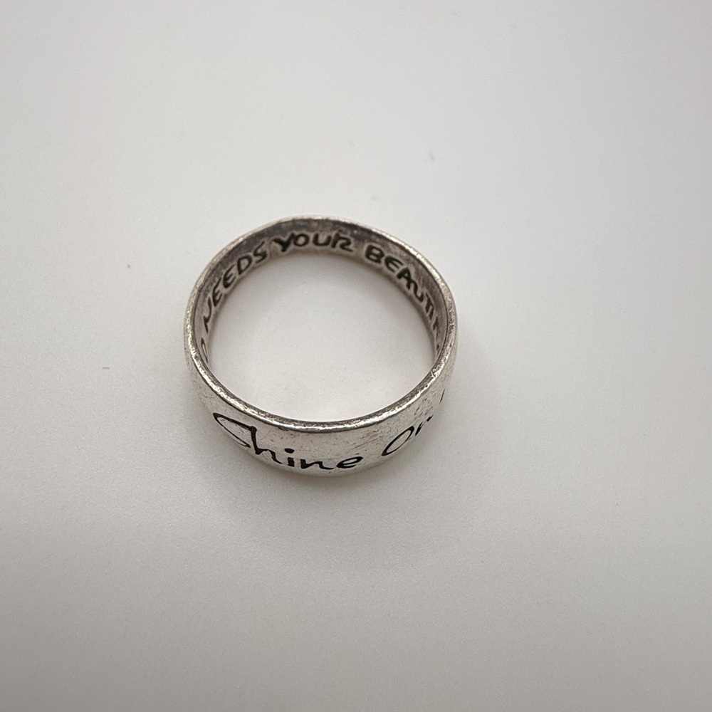 925sterling Silver World Needs Your Beautiful Lig… - image 3